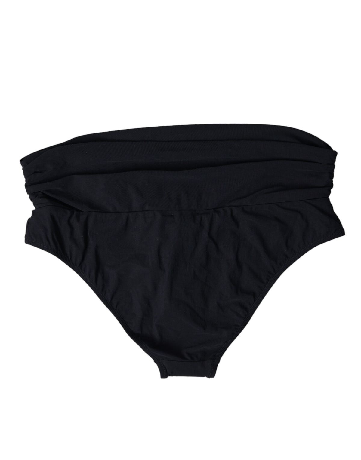 Dolce & Gabbana Dolce & Gabbana Black Nylon Stretch Swimwear Slip Bottom Women's Bikini