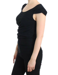 Cavalli Black Cotton Women's Top