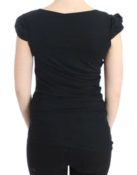 Cavalli Black Cotton Women's Top