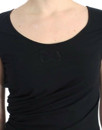 Cavalli Black Cotton Women's Top