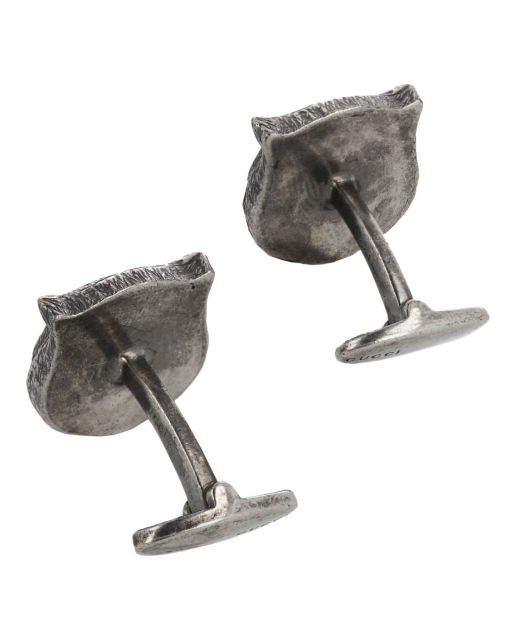 Gucci Unisex-Adult Tiger Sterling Silver Cufflinks