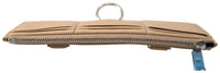 Dolce & Gabbana Dolce & Gabbana Beige Leather Shoulder Cardholder Shoulder Strap Women's Wallet
