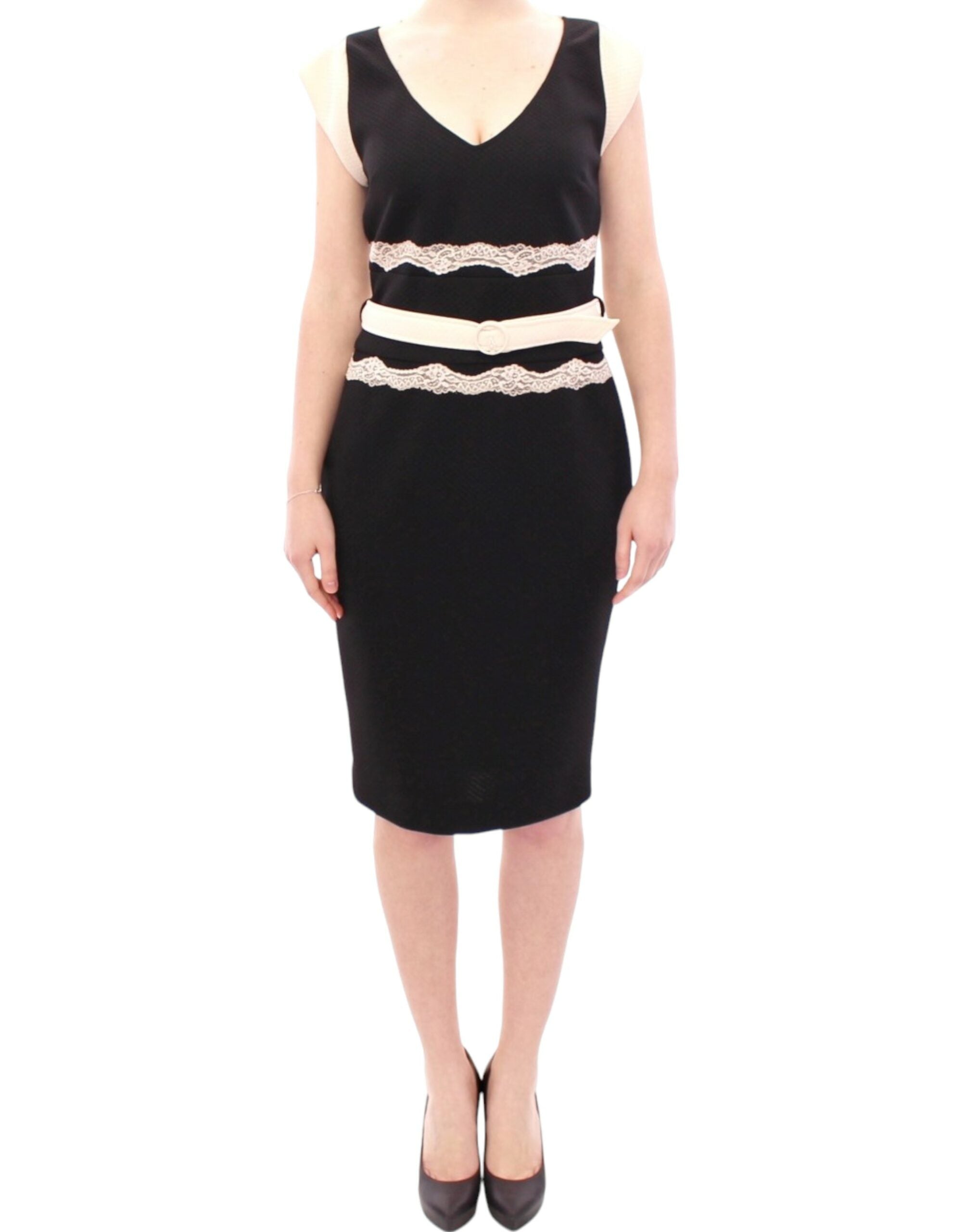 Cavalli Black lace sheath Women's dress