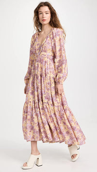 A.L.C. Women's Iman Dress, Canary/Iris Multi