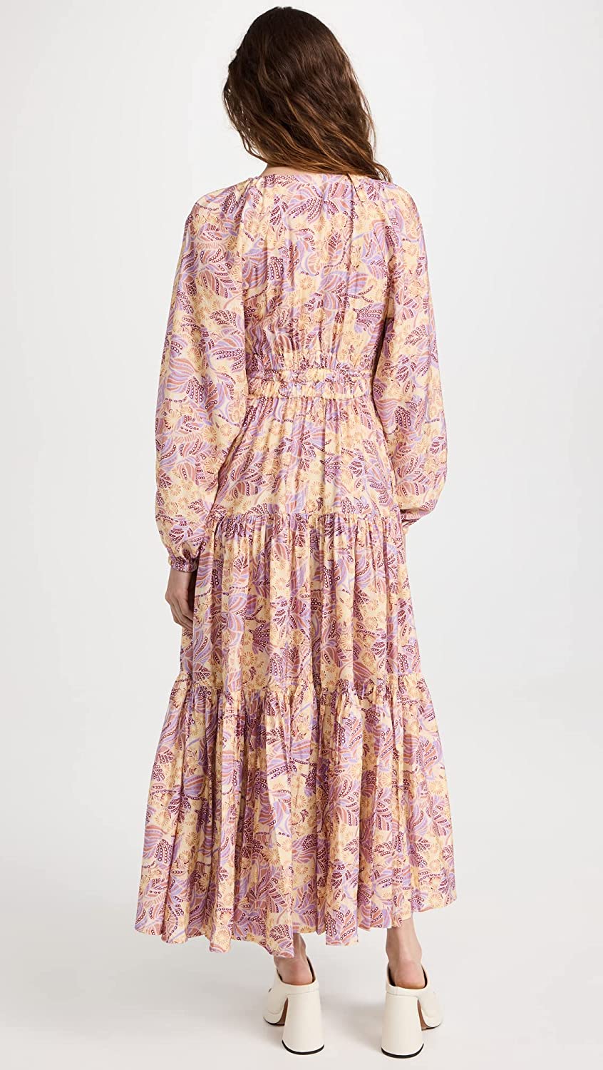 A.L.C. Women's Iman Dress, Canary/Iris Multi