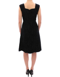 Dolce & Gabbana Black floral lace sicily runway Women's dress