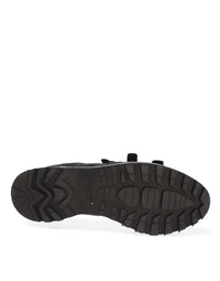 Dolce & Gabbana Dolce & Gabbana Gray Leather Ankle Strap Shoes Men's Boots