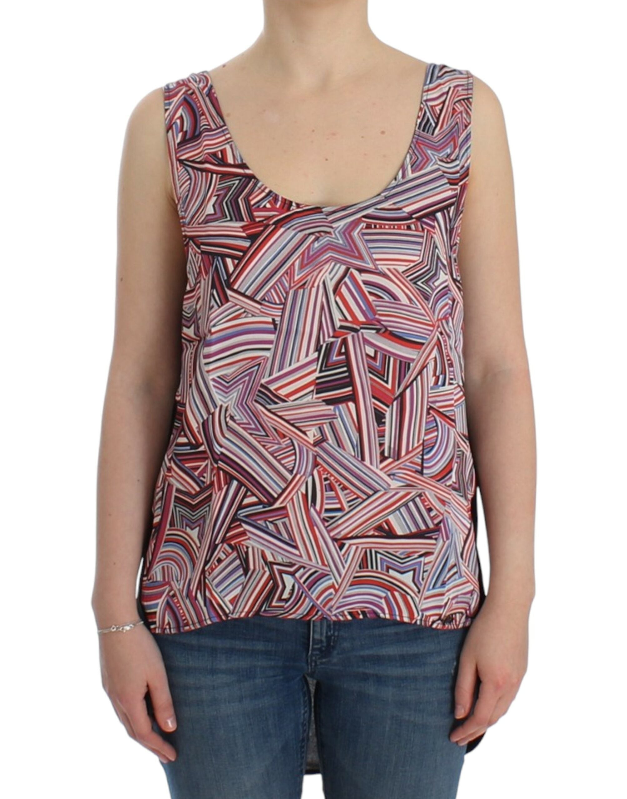 Costume National Multicolor sleeveless Women's top