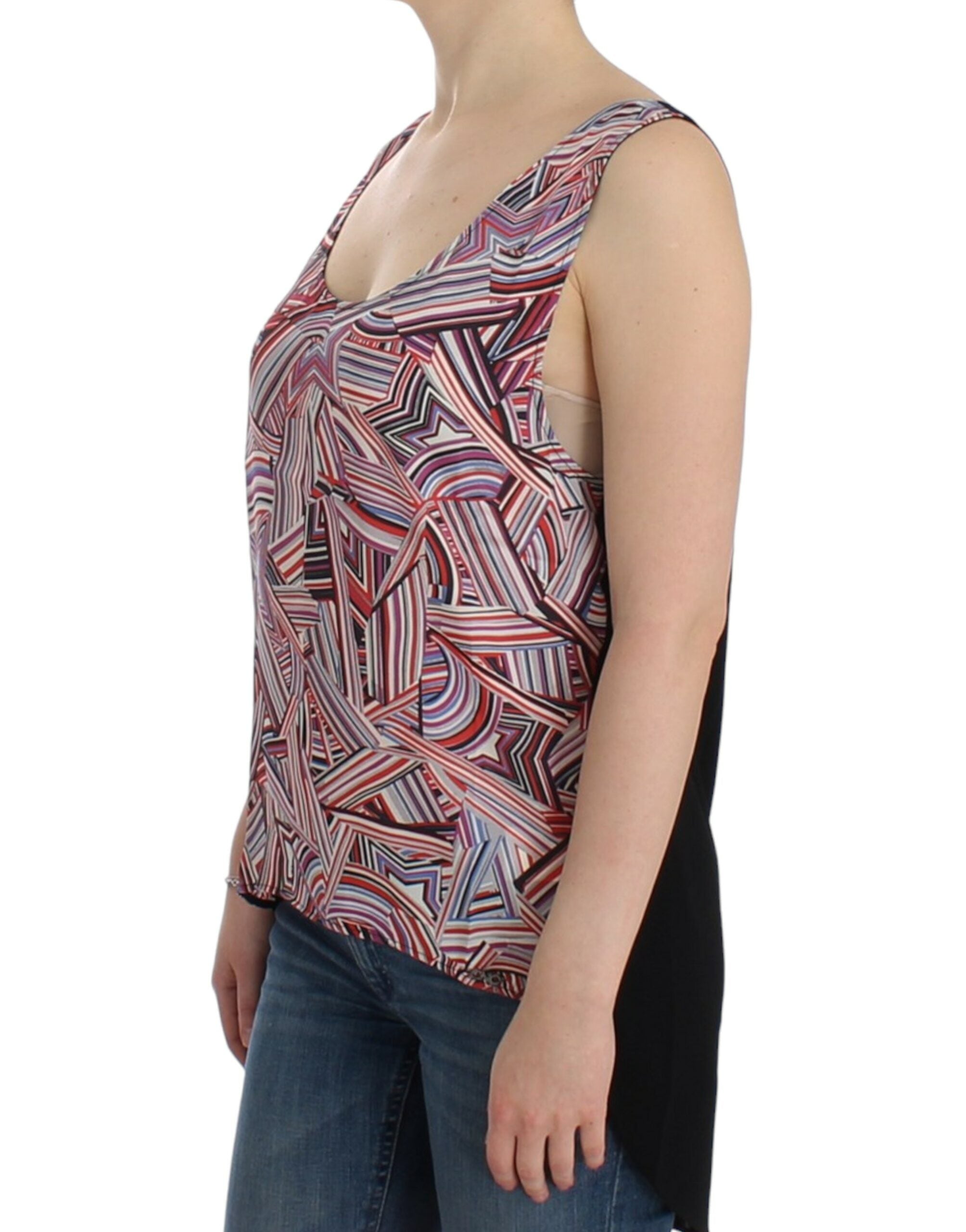 Costume National Multicolor sleeveless Women's top