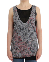 Costume National Black sleeveless Women's top