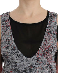 Costume National Black sleeveless Women's top