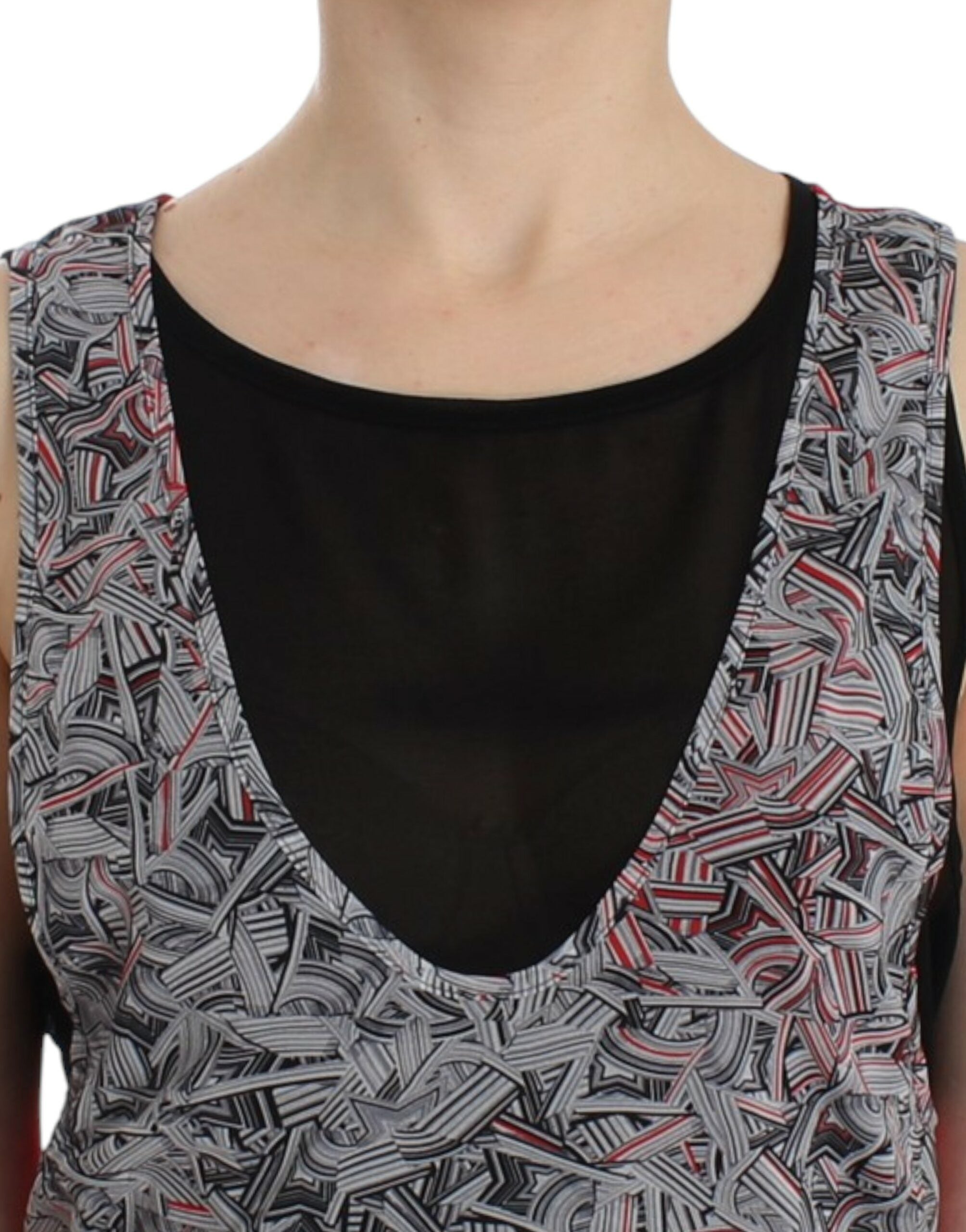 Costume National Black sleeveless Women's top