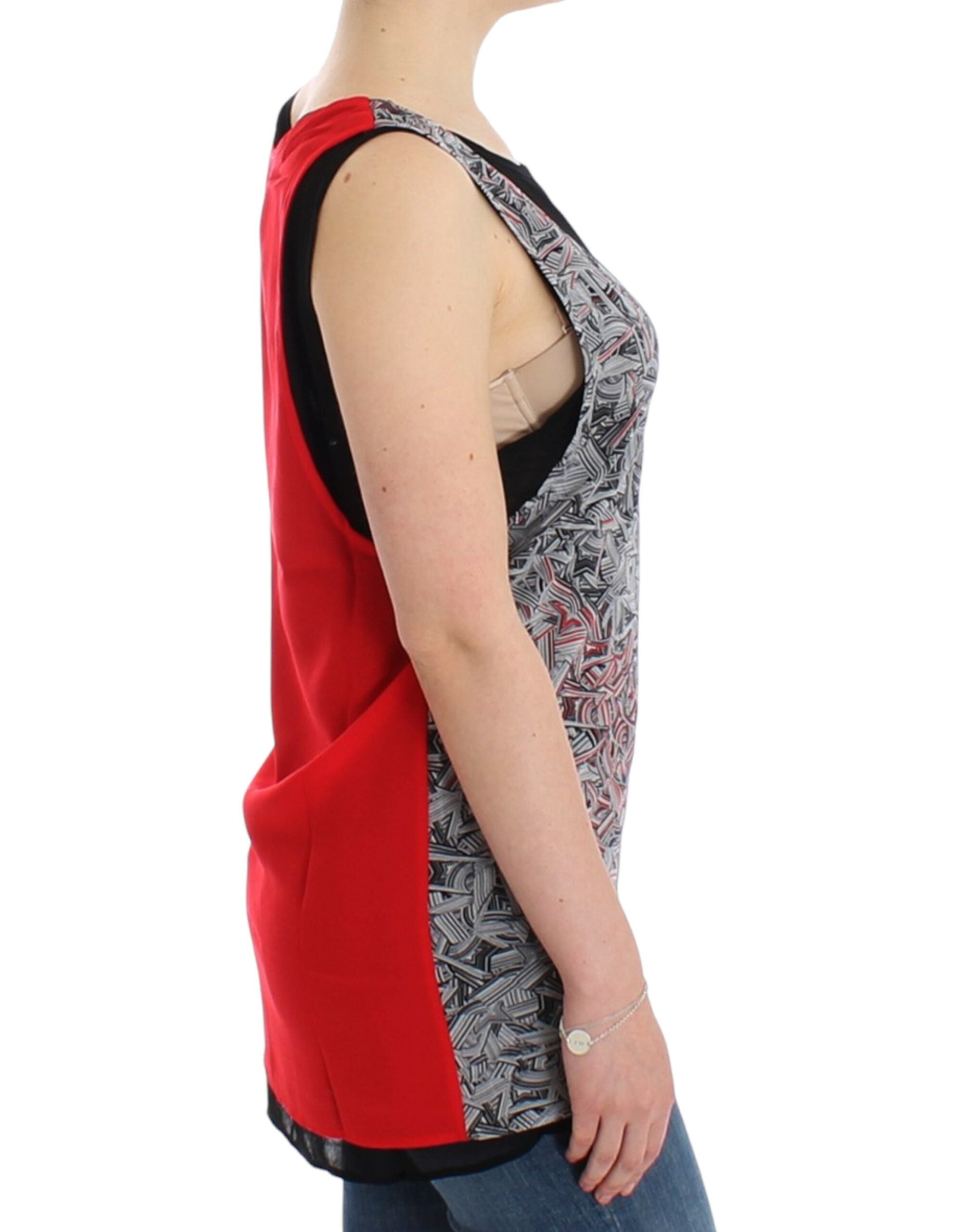 Costume National Black sleeveless Women's top
