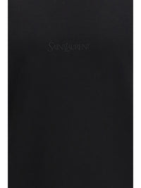 SAINT LAURENT Saint Laurent Men Cotton Jersey T-Shirt With Embroidered Logo
