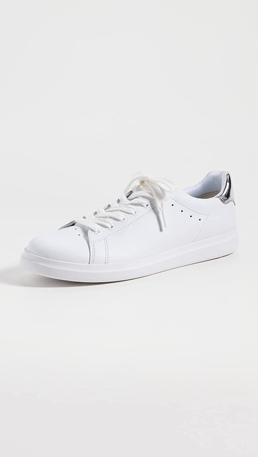 Tory Burch Women's Howell Court Sneakers, Titanium White Tory Burch Women's Howell Court Sneakers, Titanium White