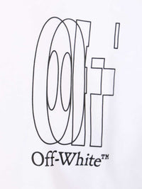 Off-White Men Outline Double Arrow Slim T-Shirt