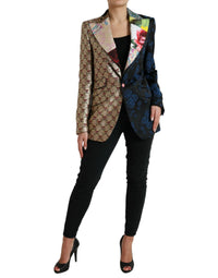 Dolce & Gabbana Dolce & Gabbana Multicolor Floral Patchwork Jacquard Women's Jacket