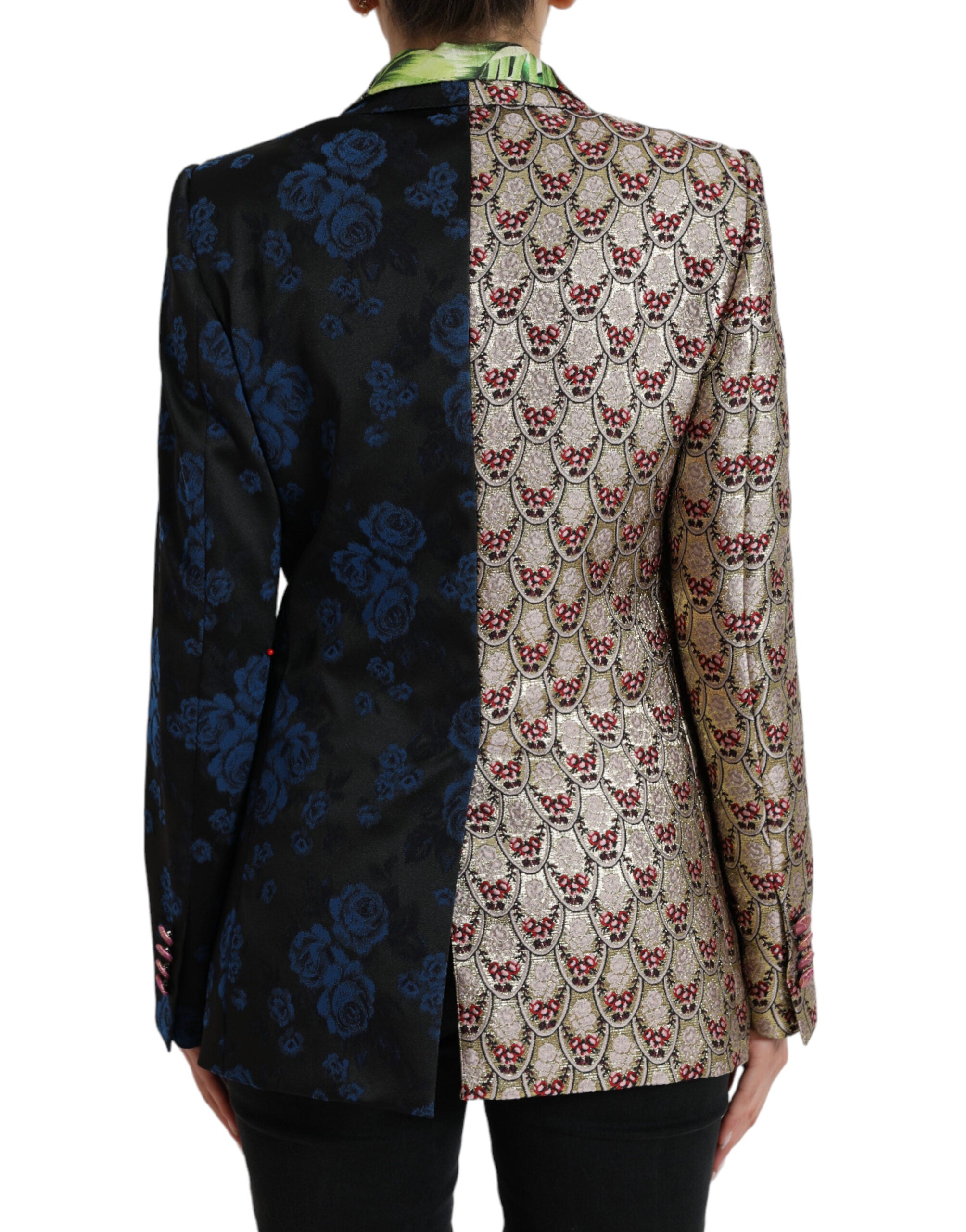 Dolce & Gabbana Multicolor Floral Patchwork Jacquard Women's