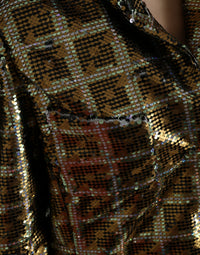 Dolce & Gabbana Dolce & Gabbana Multicolor Polyester Sequined Cropped Women's Jacket