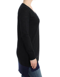 Costume National Black V-neck lightweight Women's sweater