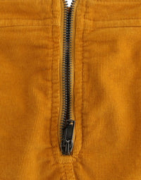 Costume National Yellow corduroy mini Women's skirt