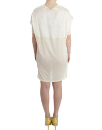 Costume National White modal tube Women's dress