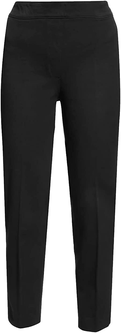SPANX Women's Polished Ankle Slim Fit Black Classic Pants