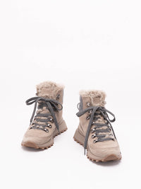 Brunello Cucinelli Women Suede, Knit And Shearling Runners
