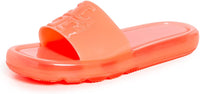 Tory Burch Women's Bubble Jelly Slides, Fluorescent Pink Fluorescent Pink