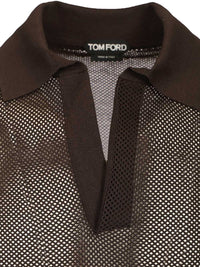 Tom Ford Men Knitted Polo Shirt