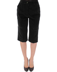 Dolce & Gabbana Dark green cotton shorts Women's pants