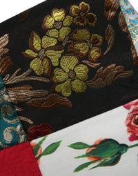 Dolce & Gabbana Multicolor Floral Patchwork Shift Mini Women's Dress