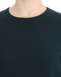 Dolce & Gabbana Green 3/4 sleeve wool Women's blouse