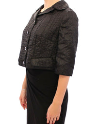Dolce & Gabbana Dolce & Gabbana Black Short Bolero Shrug Jacket Women's Coat