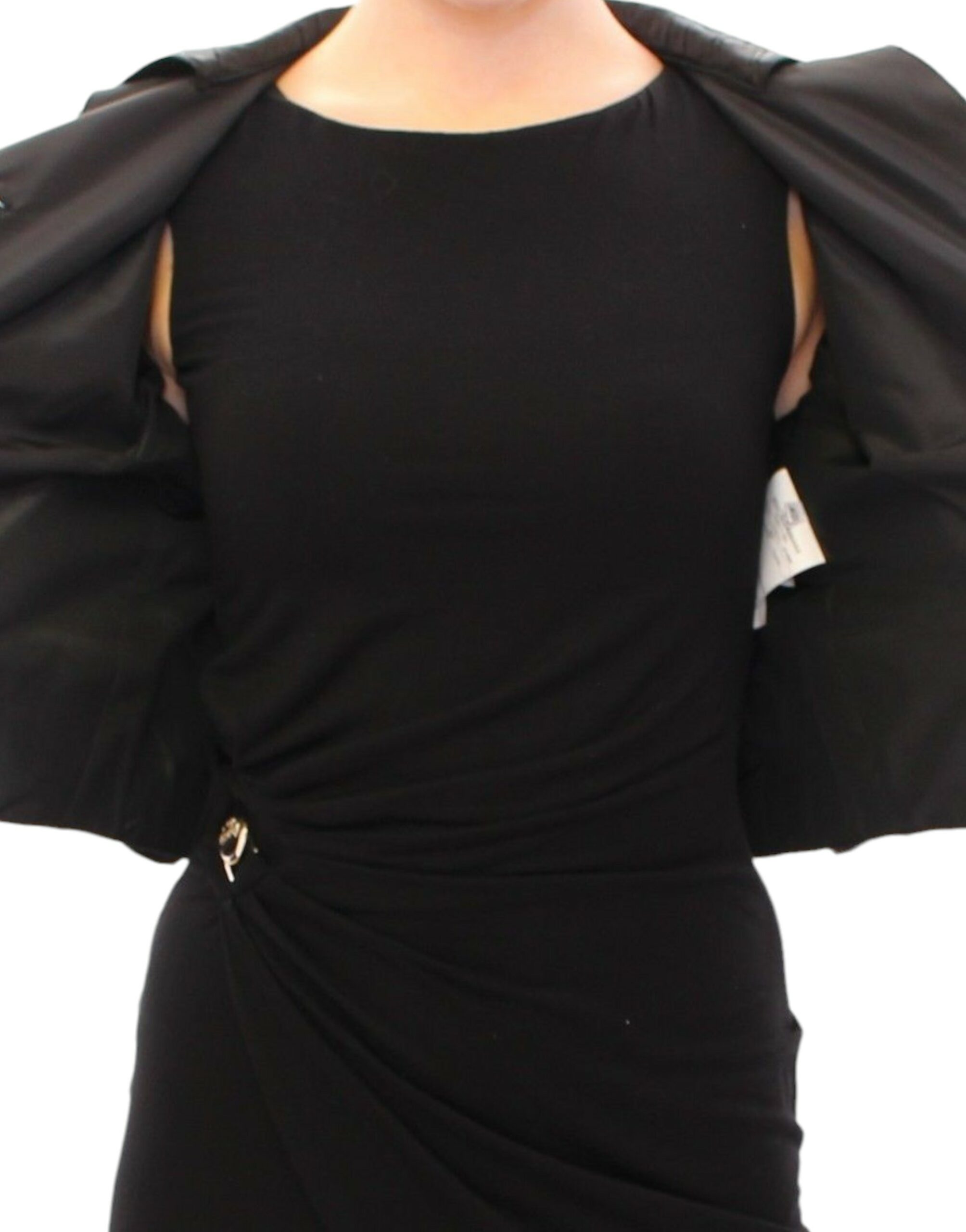 Dolce & Gabbana Dolce & Gabbana Black Short Bolero Shrug Jacket Women's Coat