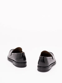 Prada Prada Men Brushed Leather Loafers