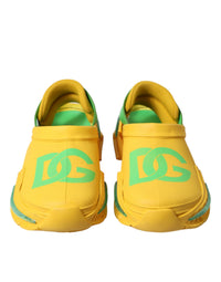 Dolce & Gabbana Dolce & Gabbana Yellow Green Rubber Clogs Men Slippers Men Men's Shoes