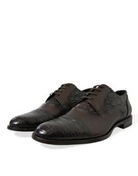 Dolce & Gabbana Dolce & Gabbana Brown Exotic Leather Formal Men Dress Men's Shoes