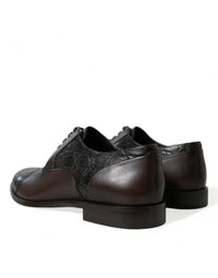 Dolce & Gabbana Dolce & Gabbana Brown Exotic Leather Formal Men Dress Men's Shoes