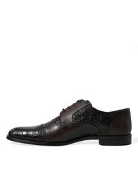 Dolce & Gabbana Dolce & Gabbana Brown Exotic Leather Formal Men Dress Men's Shoes