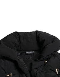 Dolce & Gabbana Dolce & Gabbana Black Embellished Quilted Shell Bomber Women's Jacket