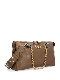 Valentino Garavani Women "Panthea" Bag In Chevron-Patterned Nappa Leather