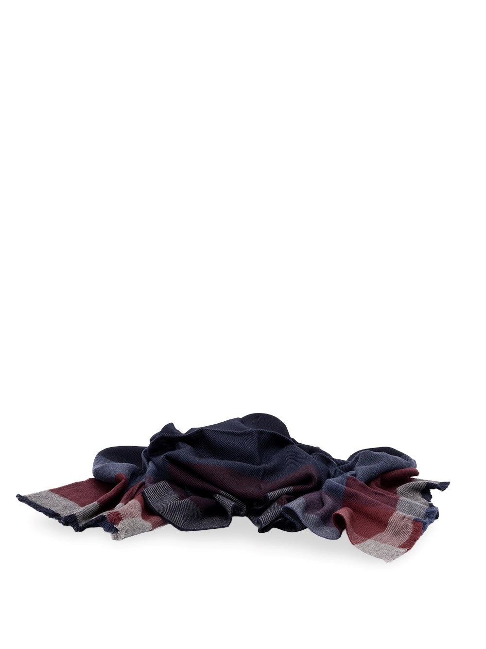 Brunello cucinelli Brunello Cucinelli Men Wool And Cashmere Check Scarf