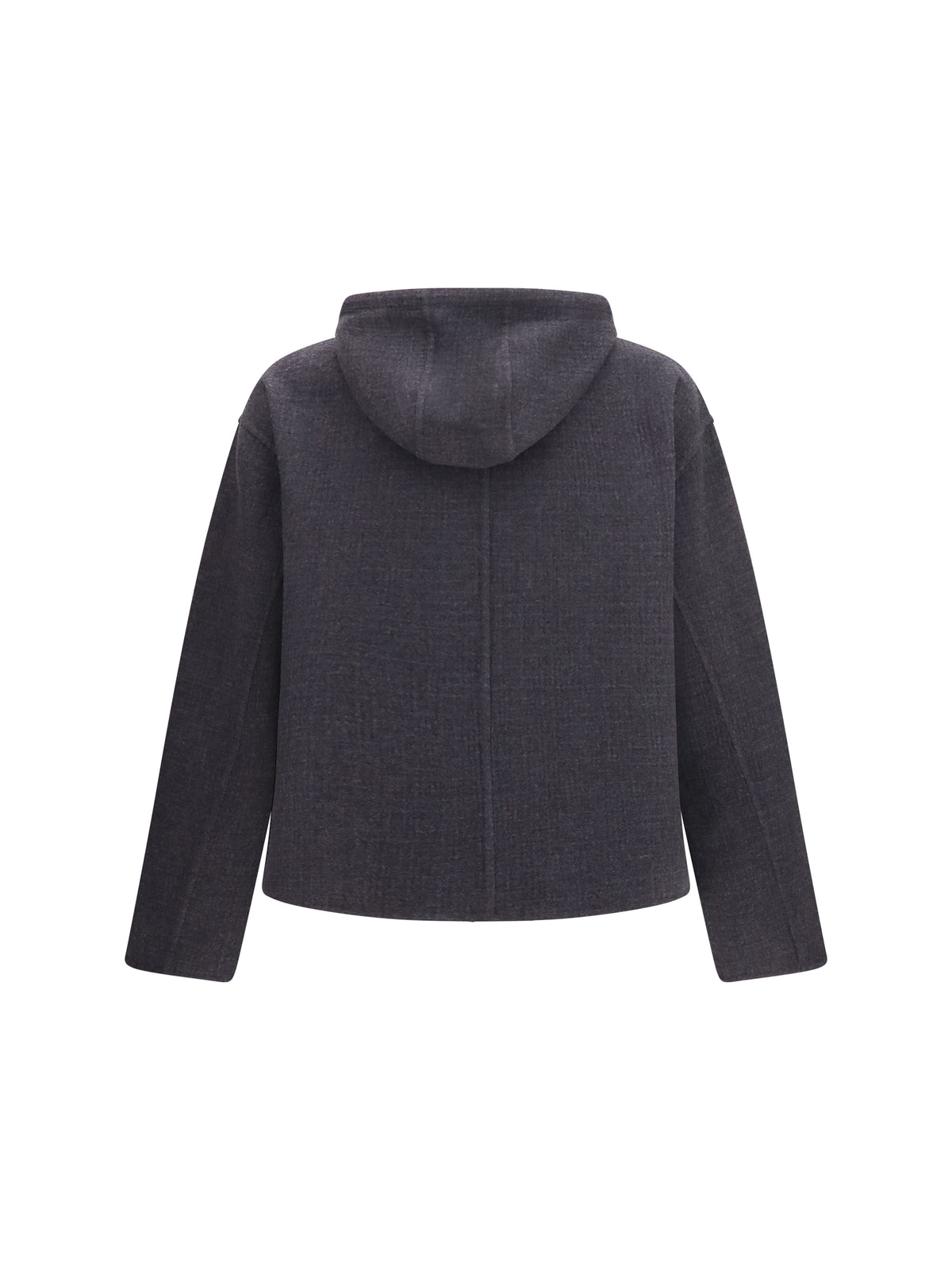 Loewe Men Wool Blend Hooded Jacket
