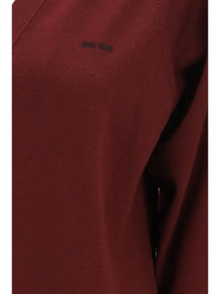 MIU MIU Miu Miu Women Virgin Wool Cardigan With A Collar