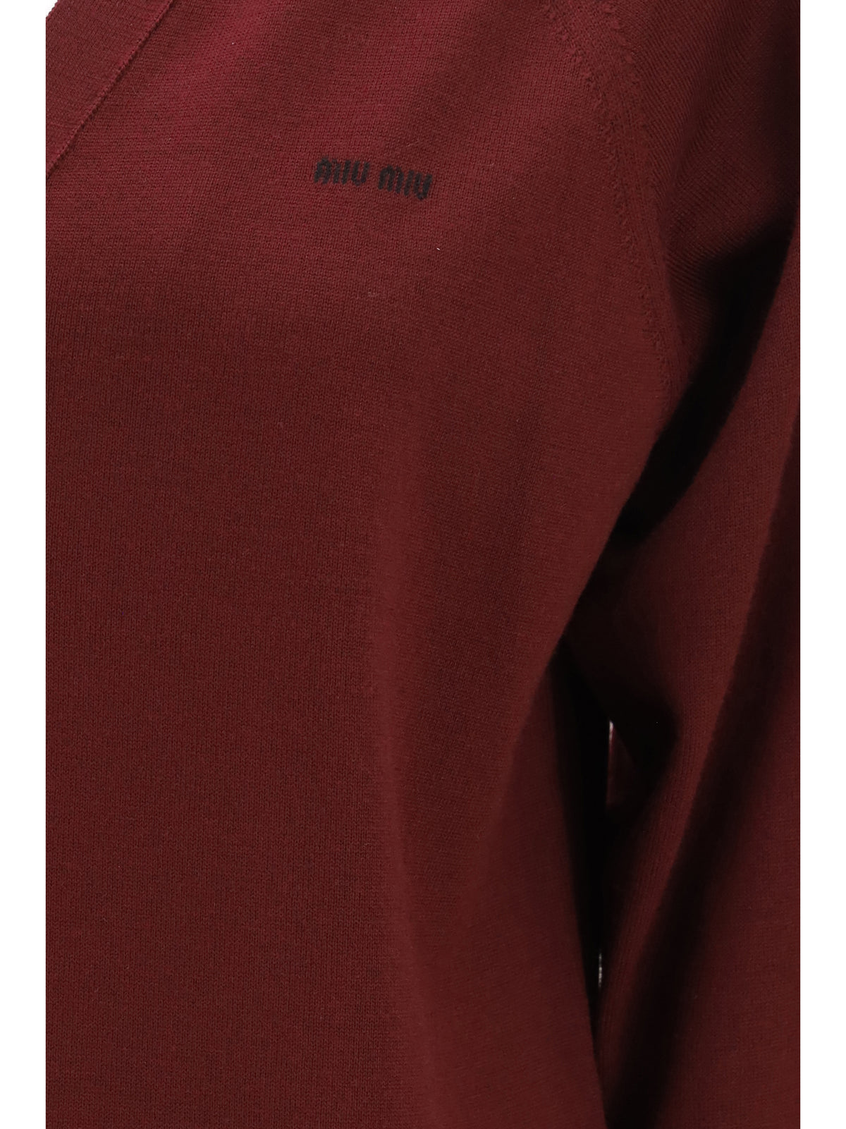 MIU MIU Miu Miu Women Virgin Wool Cardigan With A Collar