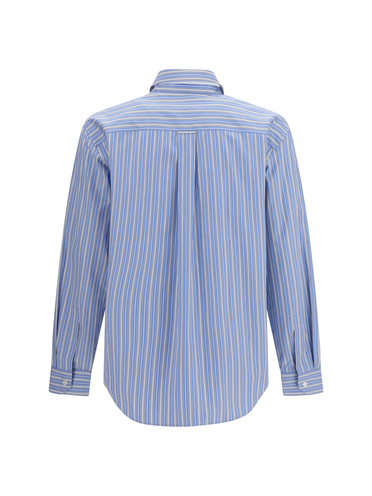 SAINT LAURENT Saint Laurent Men Cassandre Striped Cotton Shirt