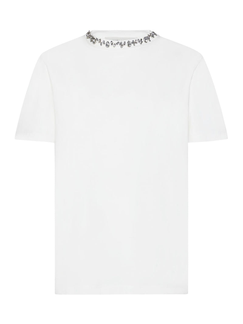 Golden Goose Deluxe Brand Golden Goose Deluxe Brand Women Cotton T-Shirt With Crystals
