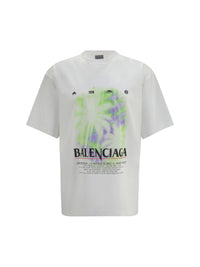 BALENCIAGA Balenciaga Men Printed Cotton T-Shirt