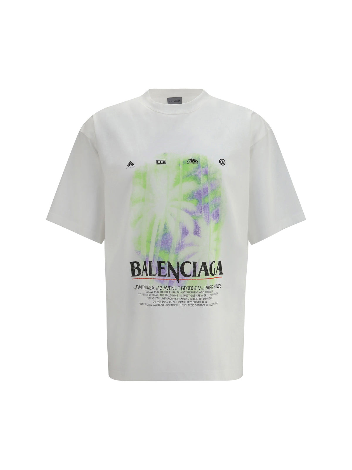 BALENCIAGA Balenciaga Men Printed Cotton T-Shirt